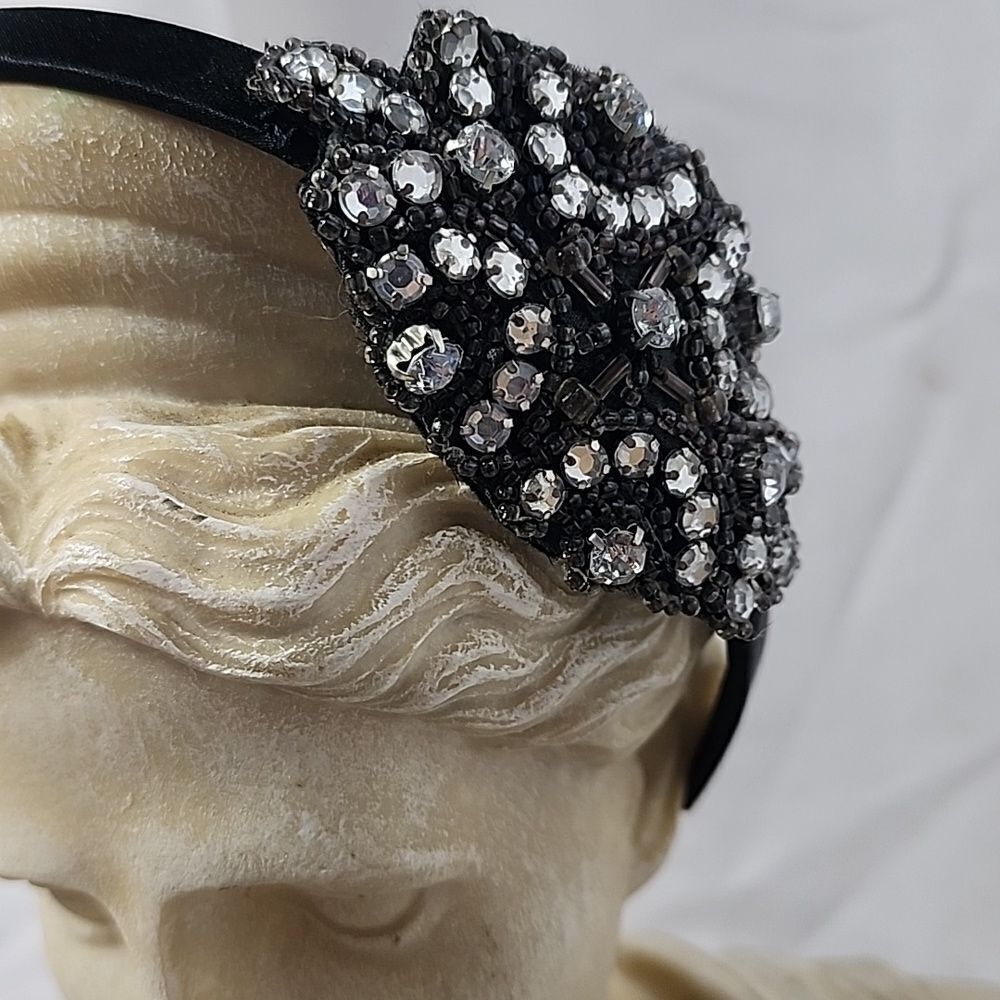 Vintage Beaded Rhinestone Hairband